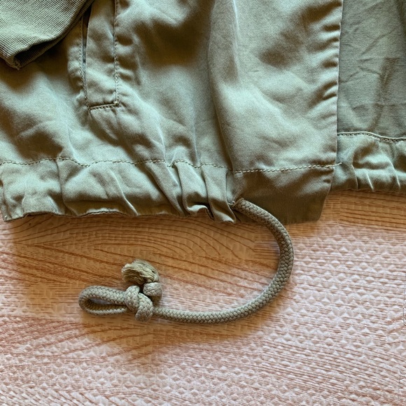 Anthro Postmark Army Green Anorak Hoodie - Picture 6 of 6